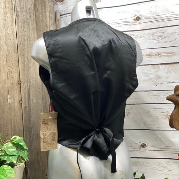 Katch Me Retro Cowboy NWT BoHo Vintage Western Suede Leather Vest M U - Picture 2 of 8